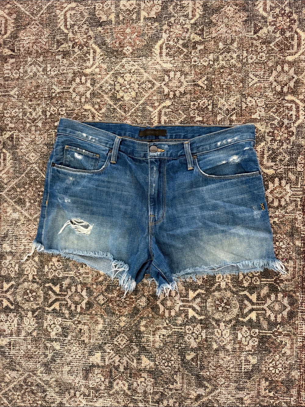 Genetic Denim distressed cutoff shorts